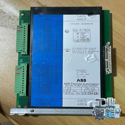 询价~ABB模块 ZB-02 E-32871 ，接口破裂。