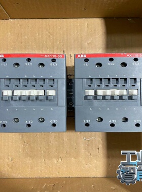 询价ABBAX115-30交流接触器线圈电压220v正品拆