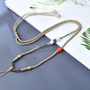 吊坠挂绳玉坠项链绳玉佩平安扣黄金脖子挂绳黑红绳子男女挂件配绳