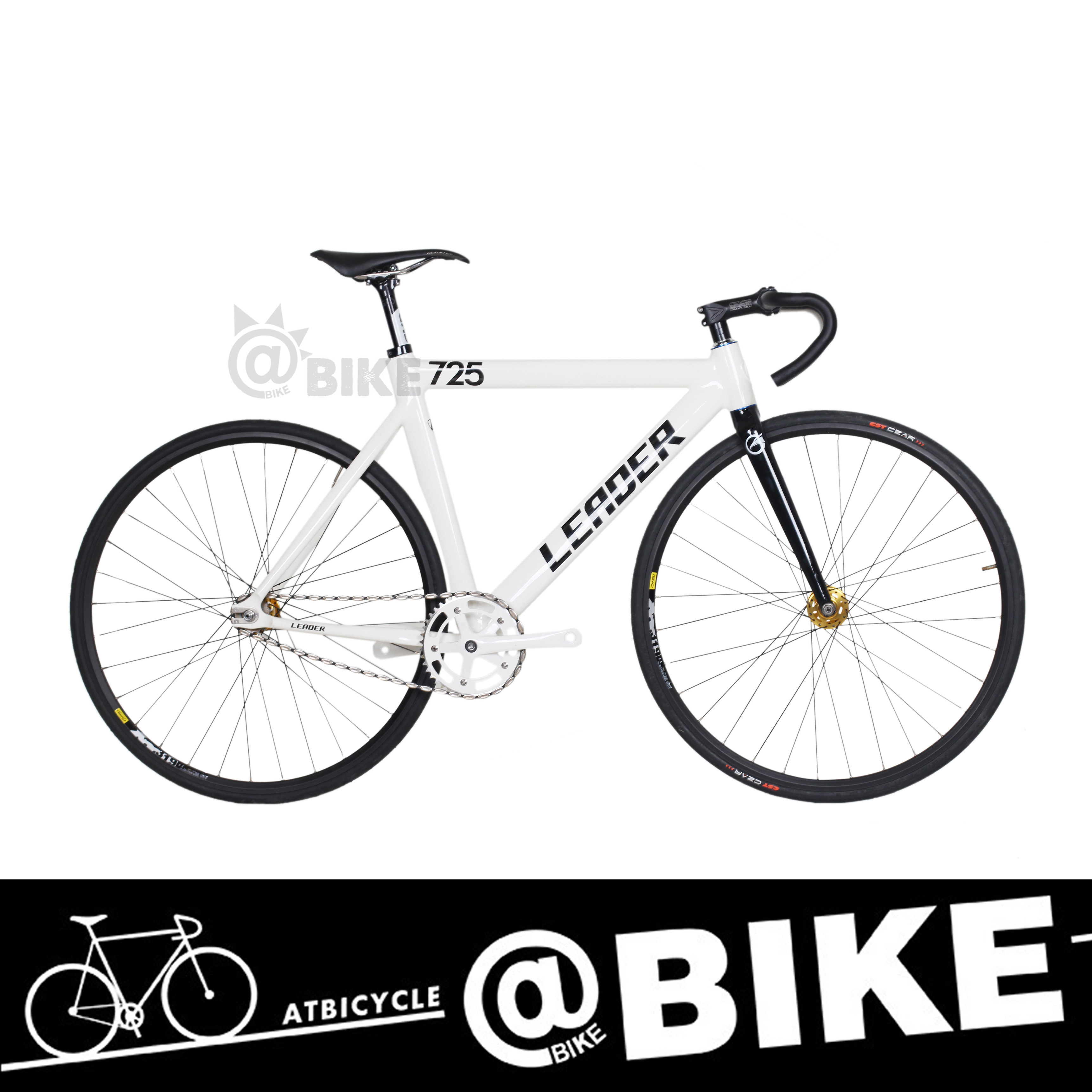 @BIKE 美国新款leader 725 铝合金场地复古死飞自行车整车