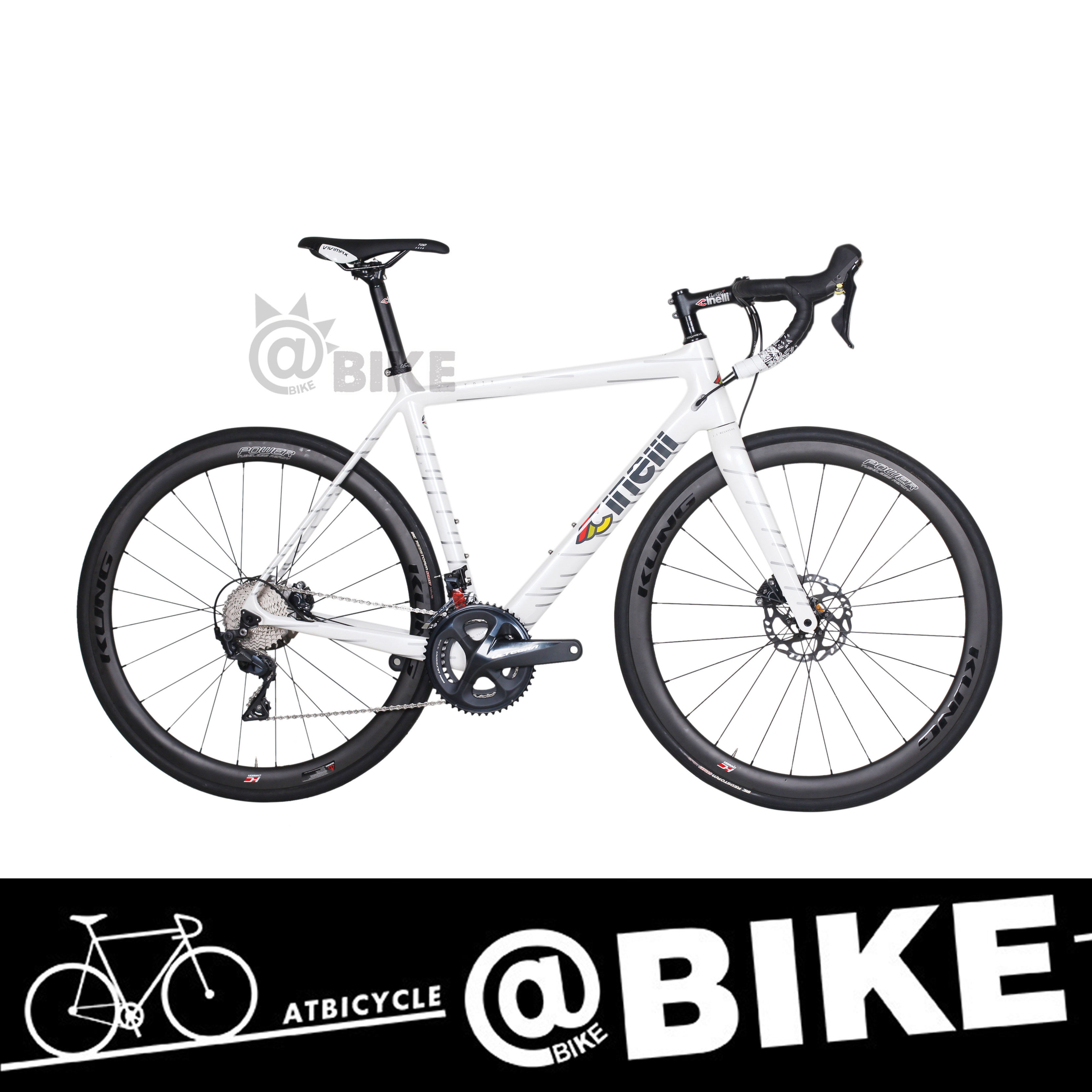 @bike 意大利 CINELLI veltrix disc 全碳纤维碟刹公路自行车整车