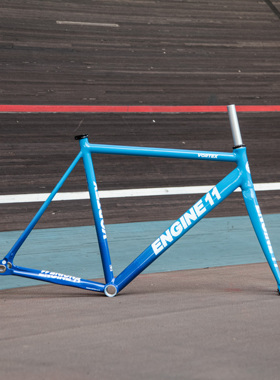 Enginbe11 2020 Crit-D Track Black Orange 场地死飞车自行车架