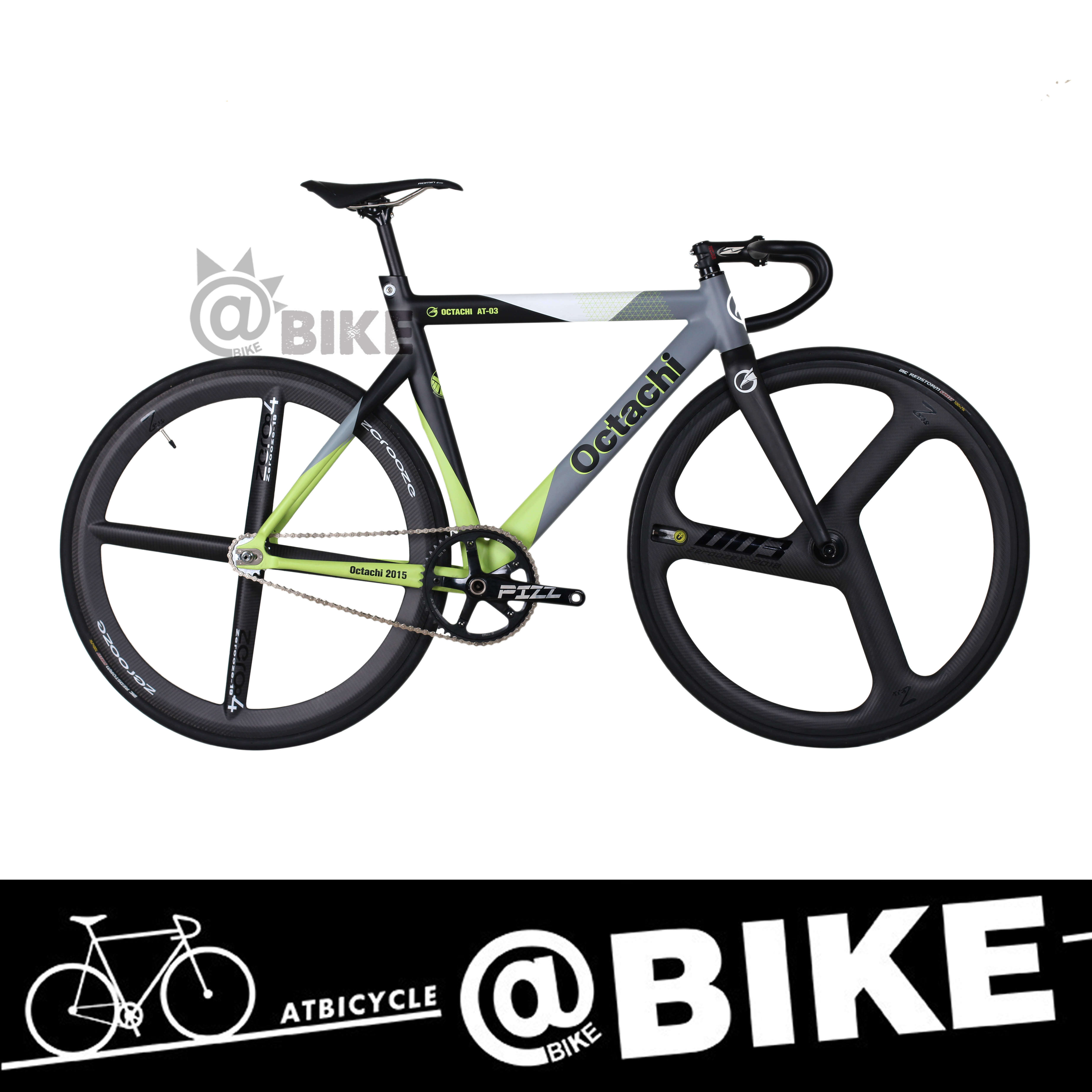 @BIKE FIXED GEAR OCTACHI AT-03车架竞速单速场地死飞自行车整车