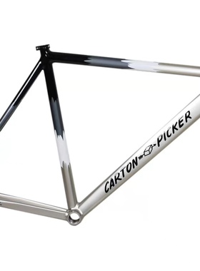澳大利亚 Pizz Carton Picker frameset 银色  单速场地 死飞车架
