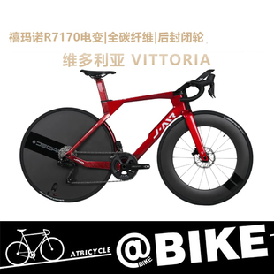 JAVA 维多利亚封闭轮24速电变全碳纤维公路自行车竞速车