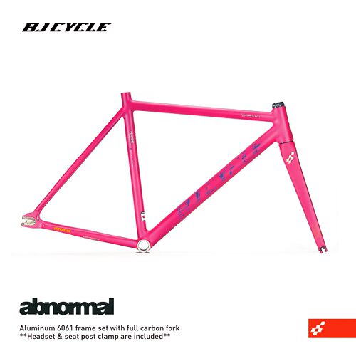 BJ CYCLE abnormal全碳前叉 FRAME死飞固齿单速竞速车架超轻