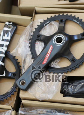 Cypher AeroJet 碳纤维中空一体牙盘 单速场地死飞轻量化曲柄牙盘