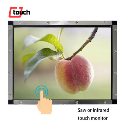 仿ELO 19 17 寸声波红外触摸显示器LCD touch monitor液晶监视器