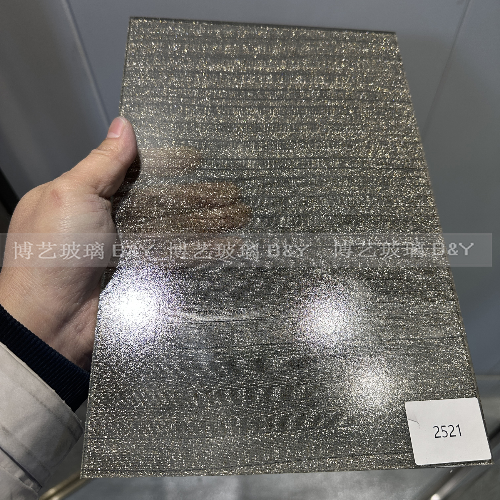 双绒夹丝艺术玻璃玄关隔断金属丝简约有现代屏风鞋柜卫生间平开门