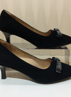 断码特惠哈森HARSON正品HS237171春秋季细高跟尖头云朵软底女单鞋