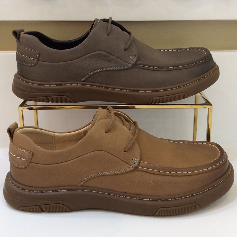 哈森HARSON正品2023新款春秋系带英伦休闲日常通勤男皮鞋MS34000