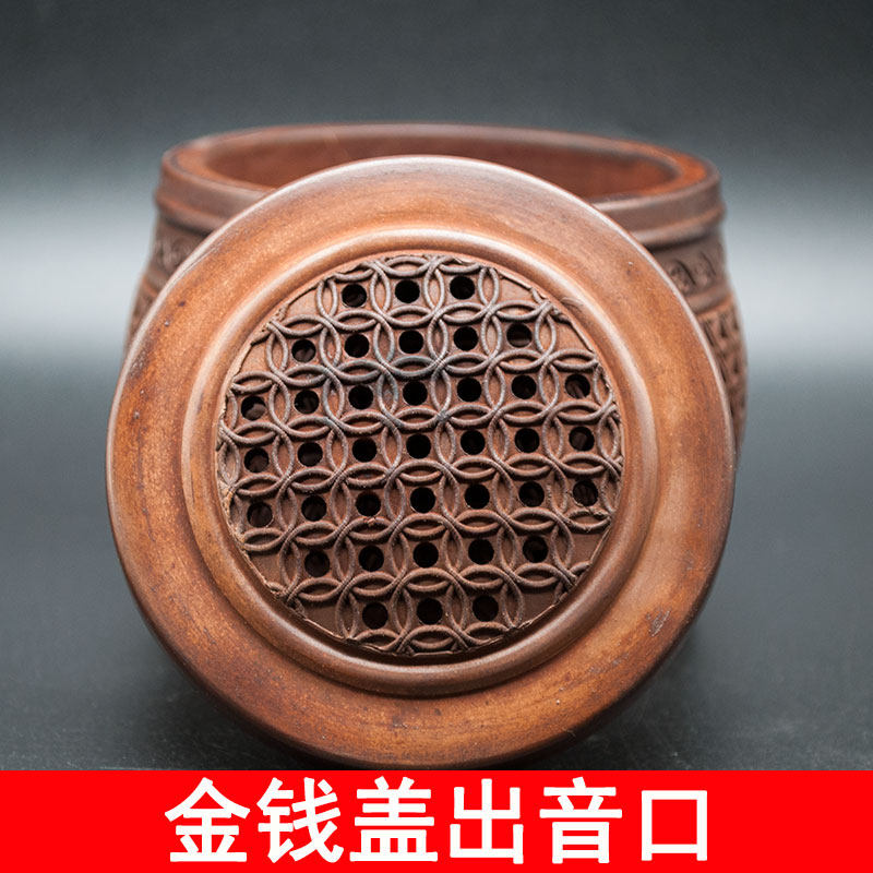 老谷叫罐金钱盖网花黑虫油葫芦蛐蛐叫罐养蟋蟀盆听叫三合土底包邮