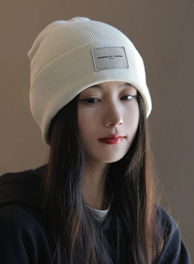 冬季女加厚保暖毛线帽显脸小