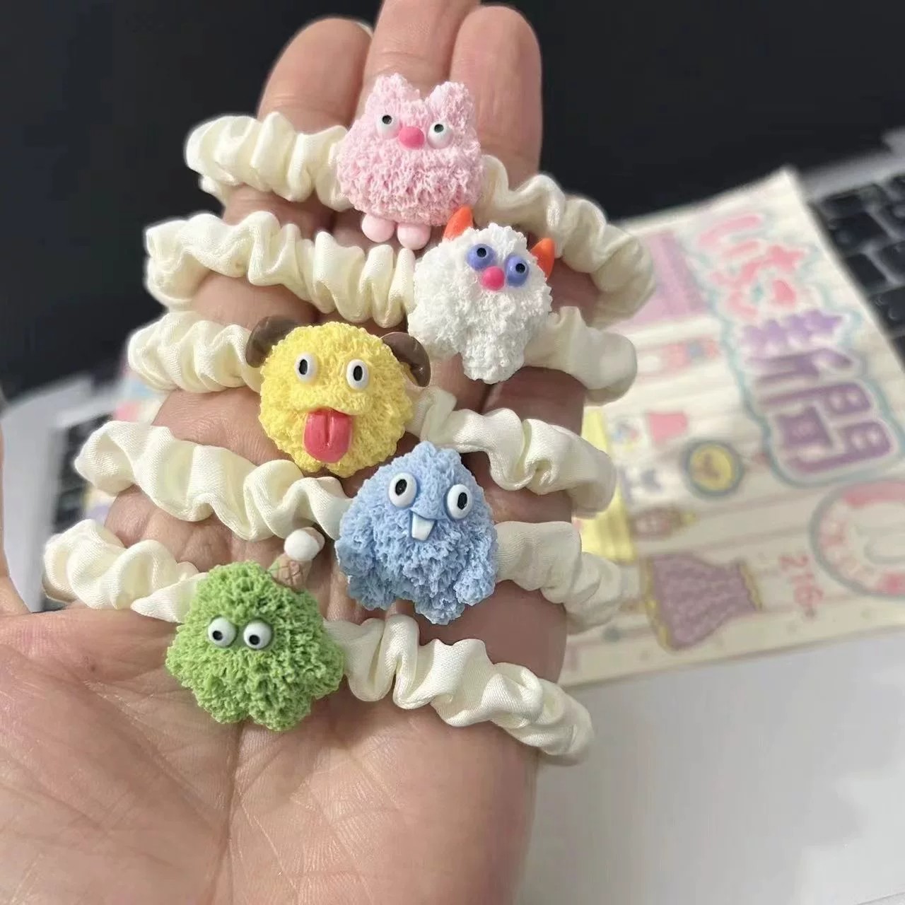 网红搞怪可爱情侣手链发绳