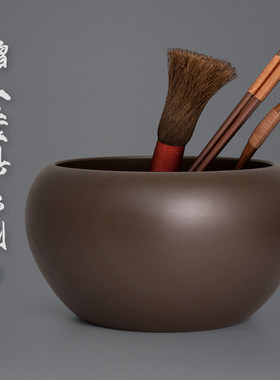 紫砂钵碗出家师父吃饭碗斋碗和尚碗唐僧碗钵盂碗加厚耐高温素食碗