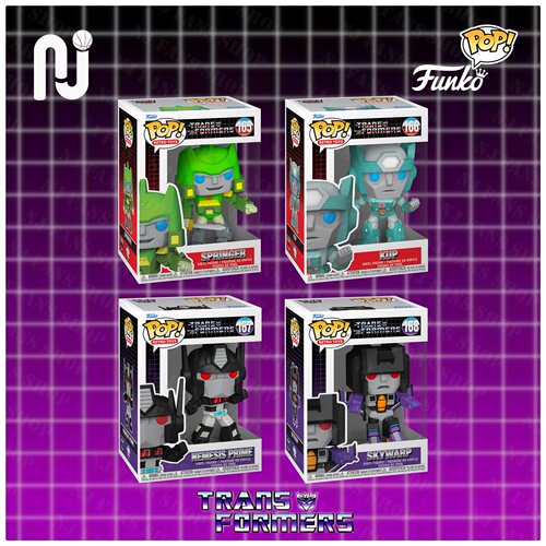 Funko Pop! Transformers/变形金刚 第六季 闹翻天 复古玩偶手办