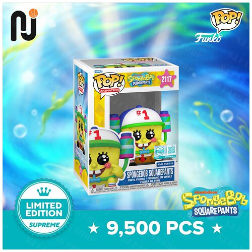 Funko Pop! 海绵宝宝 SUPREME联名 限量款 公仔手办玩具摆件