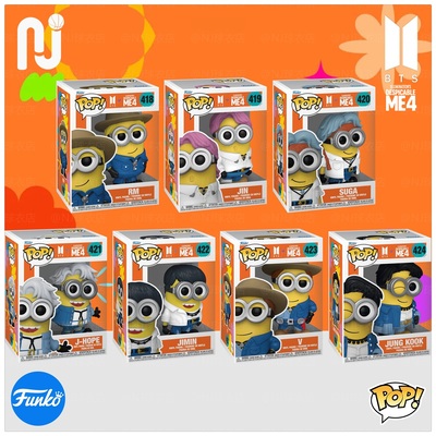 Funko Pop! 防弹少年团/BTS X 小黄人DM4联名款手办 金泰亨闵玧其