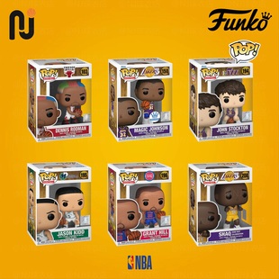 Funko Pop! NBA约翰逊/罗德曼/希尔/斯托克顿玩偶摆件手办