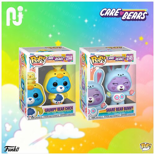 Funko Pop! Care Bears/爱心熊 暴躁熊 分享熊 正版公仔手办摆件