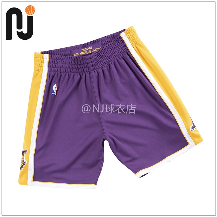 Mitchell&Ness MN 2008/09赛季湖人队 客场 球员版 AU球裤 科比