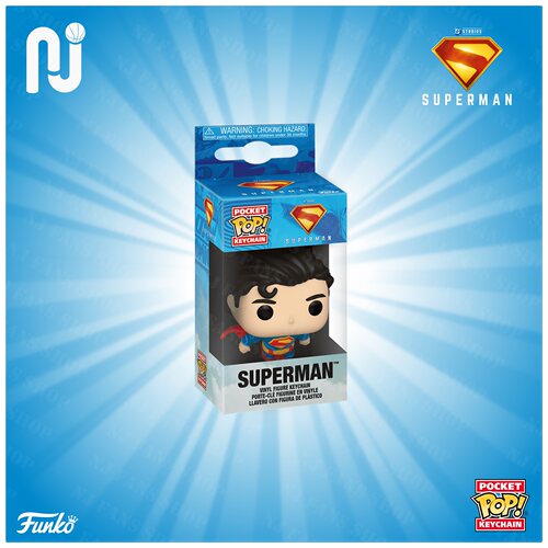 Funko Keychain Superman(2025) 超人钥匙扣周边挂件背包挂饰公仔