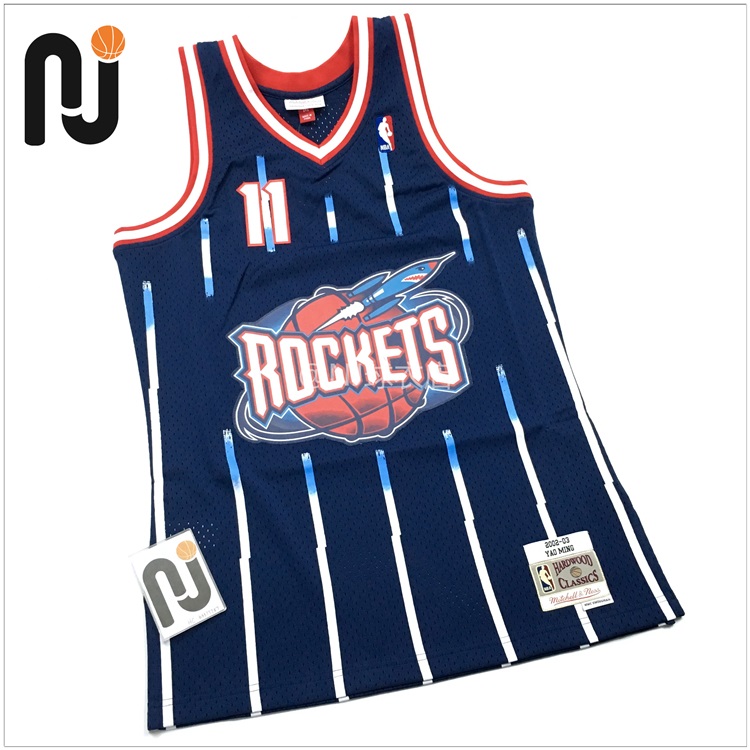 Mitchell&Ness MN姚明 YAO 0203新秀赛季球迷版复古 SW球衣-封面