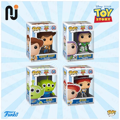 Funko Pop! ToyStory 玩具总动员 胡迪 巴斯光年 三眼仔 公仔手办