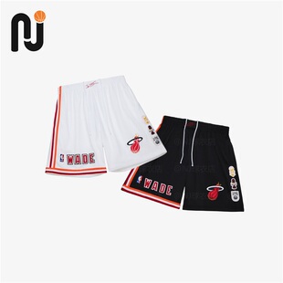 Mitchell&Ness MN 韦德WADE L3GACY 热火退役纪念款签名刺绣球裤