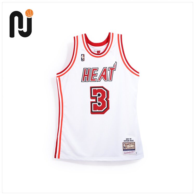Mitchell&Ness MN 韦德 Wade 2007-08 迈阿密热火队 球员版AU球衣