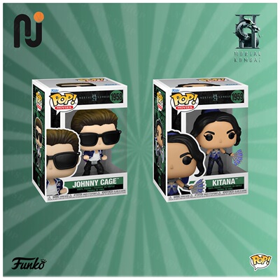 Funko Pop! Mortal Kombat 2/真人快打 MK Johnny Cage 公仔手办