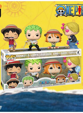 Funko Pop! One Piece/海贼王 路飞 山治 索隆 娜美 公仔手办玩具