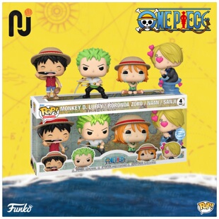 Funko Pop! One Piece/海贼王 路飞 山治 索隆 娜美 公仔手办玩具