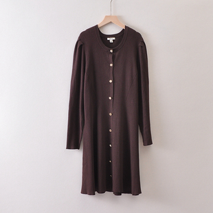 大码 女装 毛衣假开衫 O莼原 宽松版 春季 针织连衣裙 加拿大单RW 长袖