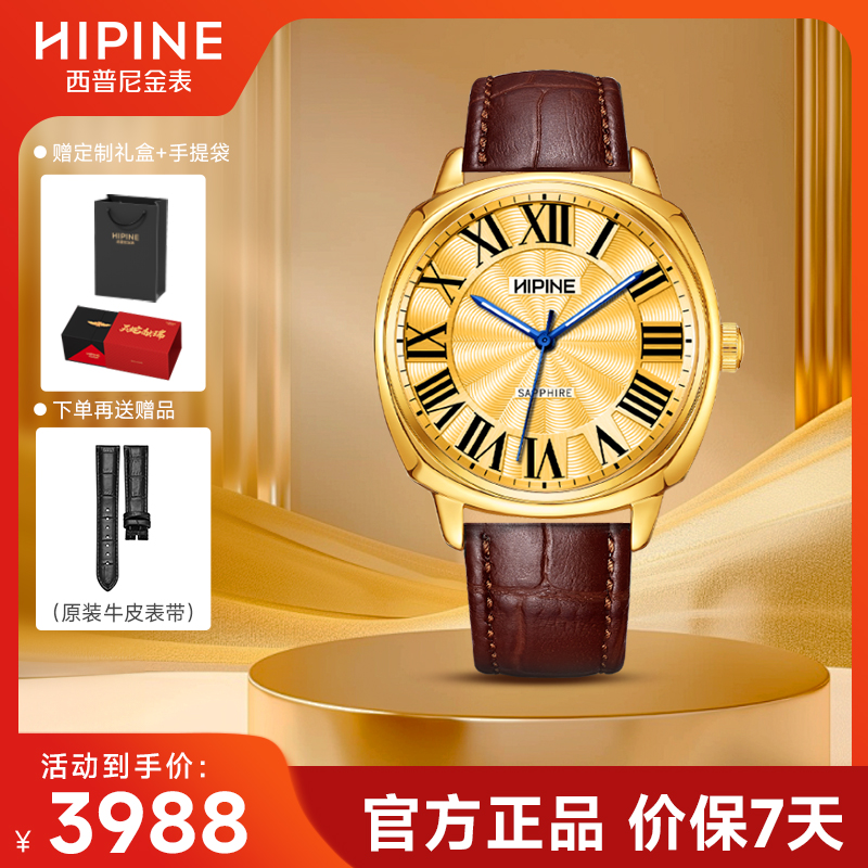男士潮流罗马西普尼金表