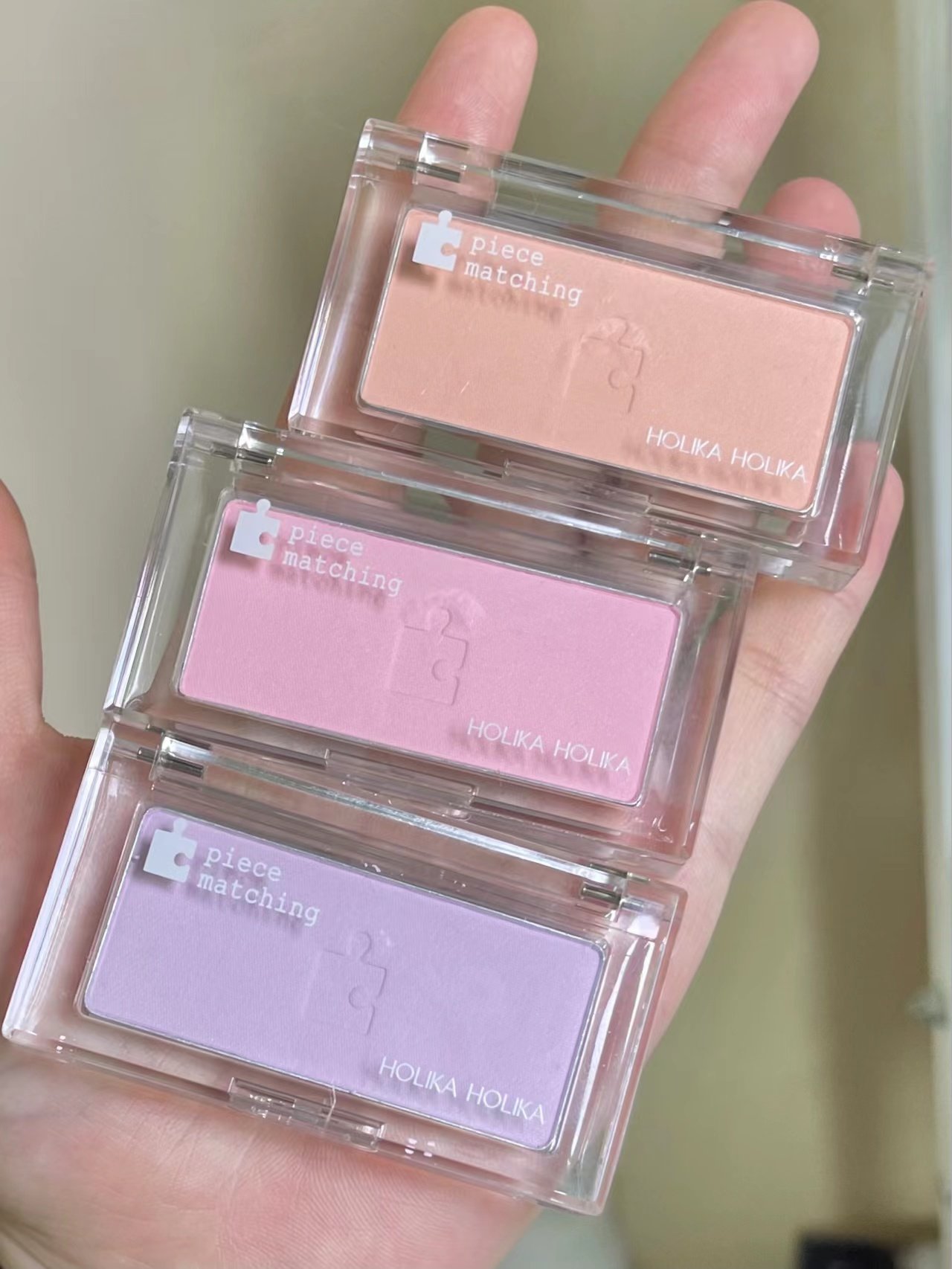 holika单色腮红自然膨胀色