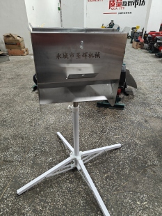 膨化机空心棒直管伸缩支架自动装袋料斗解放双手神器