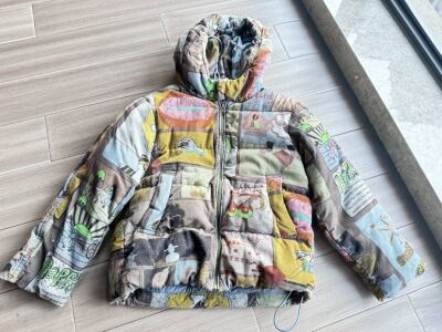 转9成新绍兴市上虞大通商城购买的大小120江南布衣羽绒服