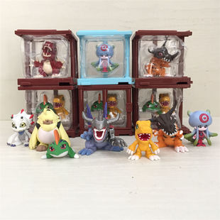 万代 数码宝贝 数码暴龙 滚球兽手办 暴龙兽 亚古兽 ensky 玩偶