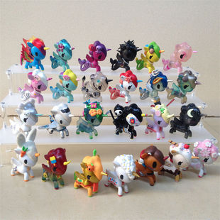 淘奇多奇tokidoki 独角兽美人鱼小马 手办樱花盖亚冰淇淋兔子摆件