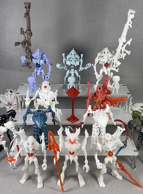 EVA新世纪福音战士 kabaya食玩骨骨拼装盒蛋 初号机使徒2水天使