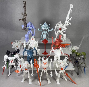 EVA新世纪福音战士 kabaya食玩骨骨拼装盒蛋 初号机使徒2水天使