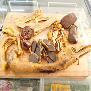 扬州老鹅高邮特产盐水鹅 八件套鹅杂 全套老鹅杂土鹅 卤菜含卤水