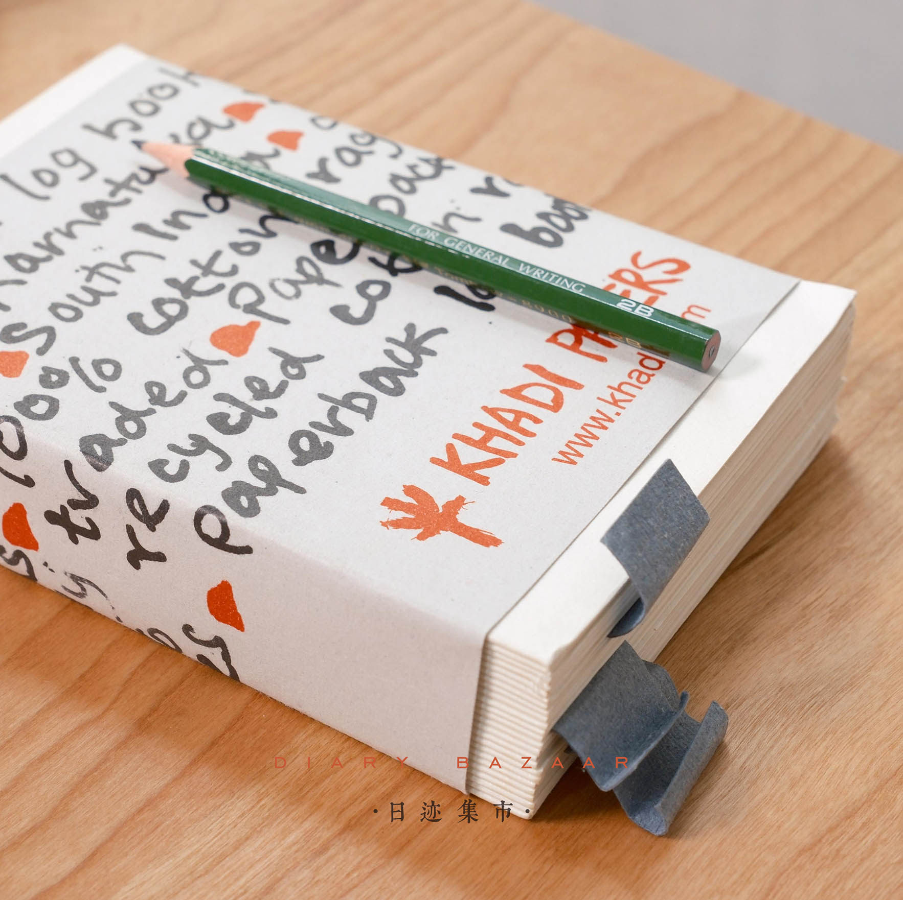 现货|印度khadi卡迪手工水彩本 手作毛边水彩本 手帐本