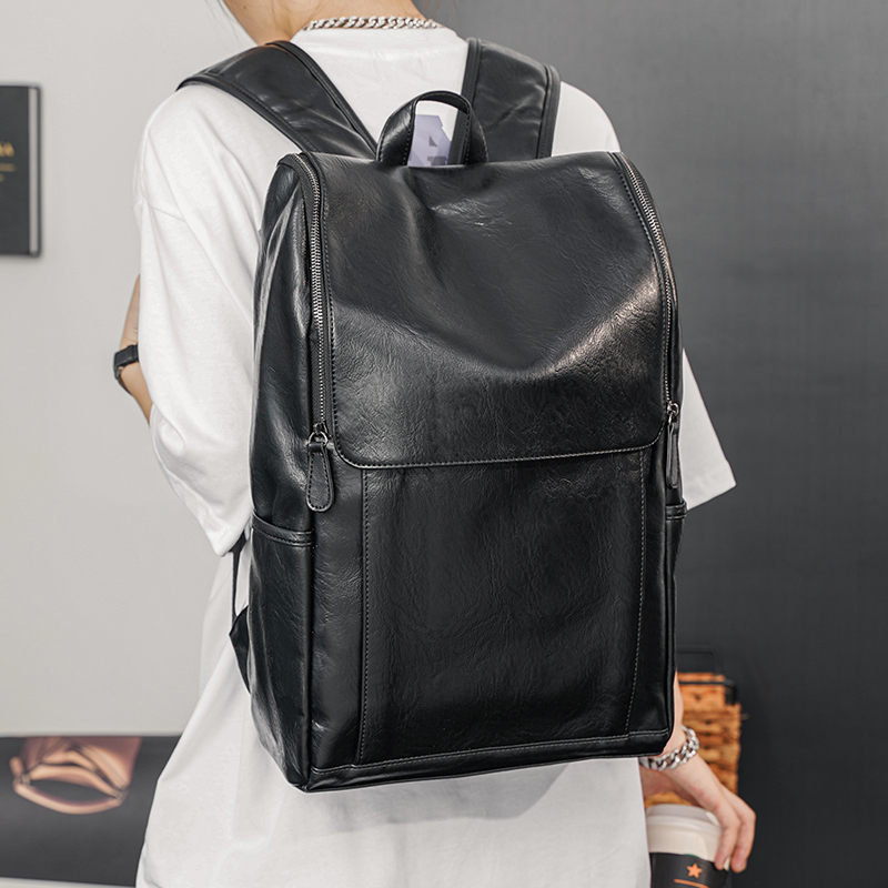 新款大容量潮流男士背包韩版男包旅行双肩包学生书包休闲包电脑包