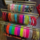 拉丁舞耳环多色贴钻同色系防奥钻国标舞参赛表演院校黑池少儿专用