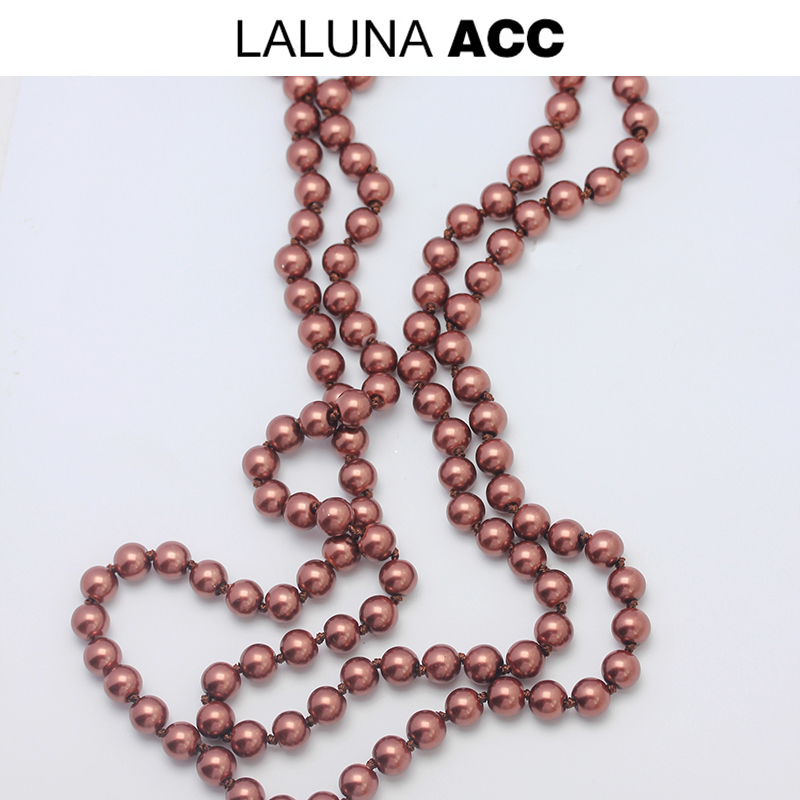 长120厘米~中式复古简约珍珠串珠长款项链叠戴时尚大气气质毛衣链