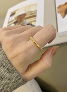 不褪色新年节节高升戒指