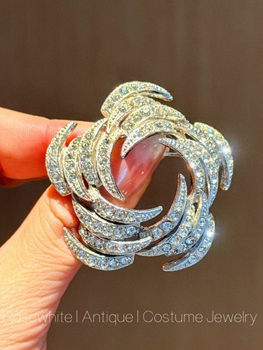 中古不退换｜ORA月光漩涡胸针