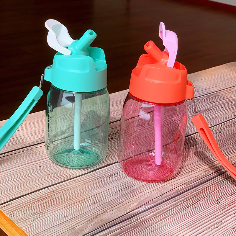包邮特百惠cc杯企鹅杯350ml随手嘟嘟杯便携防漏吸管杯学生儿童水